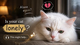 DOES YOUR CAT FEEL LONELY WHEN YOU'RE AWAY? 🎵 PLAY THIS CALMING MUSIC|| 6 minute  screenshot 2