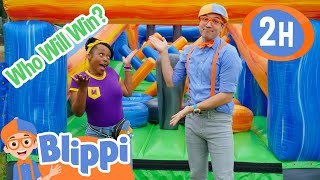 Blippi Game Show:Episode 4  Mighty Excavator | Blippi and Meekah Best Friend Adventures