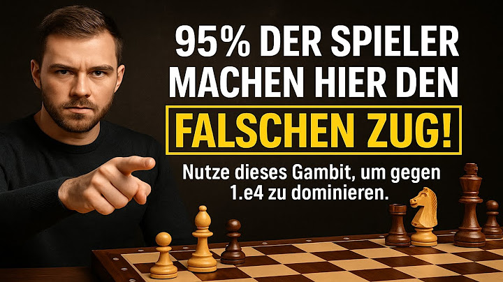 95% der Spieler machen hier den falschen Zug! Nutze dieses Gambit, um gegen 1. e4 zu dominieren