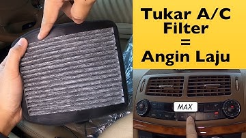 Replace AC Cabin Filter (W211)