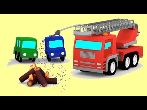 The 4 Little Cars - 5 episodes in a row - Educational cartoons for young children