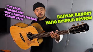 Download lagu The Cheapest Acoustic Guitar That's Going Viral! Review of the SANEZ TOP SOLID TRANSKUSTIK