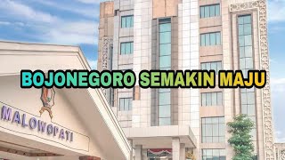 kota Bojonegoro/Kabupaten Bojonegoro 2021 (Drone View) perbandingan infrastruktur dan skyline