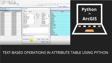 Python Scripting in ArcGIS | Text-Based Operation in Attribute Table | For Beginners !