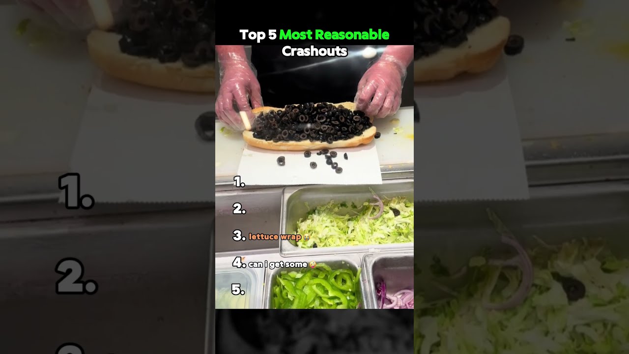 Top 5 Most Reasonable Crashouts