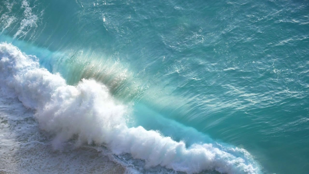 Sea waves in high quality امواج البحر بجودة عالية - YouTube