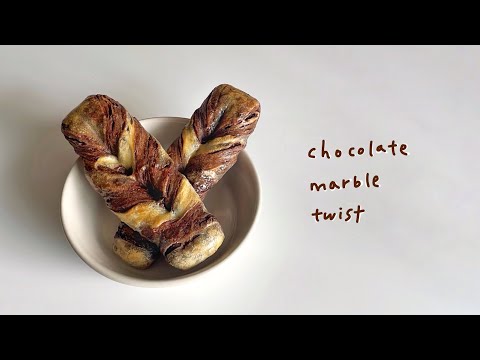 초콜릿 마블 트위스트 만들기 🍫 chocolate marble twist