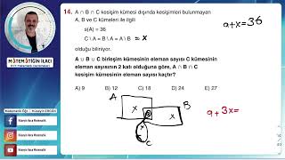 MATEMATİĞİN İLACI 10 AYT DENEME  MATEMATİK VE GEOMETRİ