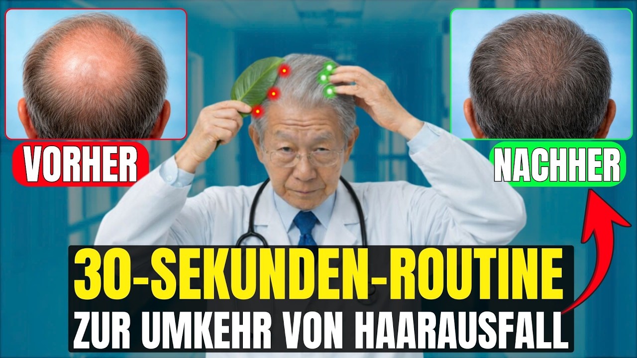 Der älteste Arzt Japans: 30-Sekunden-Morgenroutine gegen Haarausfall ab 50