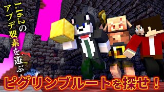 マイクラ ┃とうとう我らもver.1.16.2に！まずはピグリンブルートに会いに行こうじゃないの！　#164【ぽこなかくら 2020】