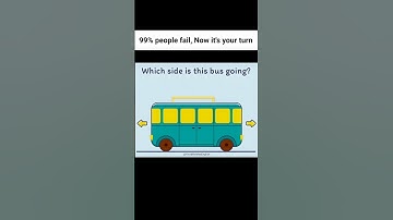 🚌 Left or Right? Think Twice! 🔥 #viviidriddlesenglish #riddle