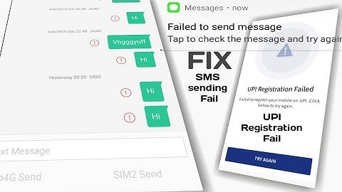 Fix "Message Not Send" In Android! & "UPI Registration/SMS Verification fail" In BHIM,PAYTM App 2020