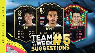 Fifa 20 Totw 5 Suggestions Totw 5 Early Predictions Fifa 20