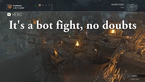 FH Open Test Bug: Found bot in matchmaking (duel), was immovable