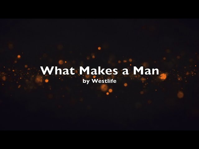 Westlife - What Makes a Man (karaoke/piano instrumental) class=