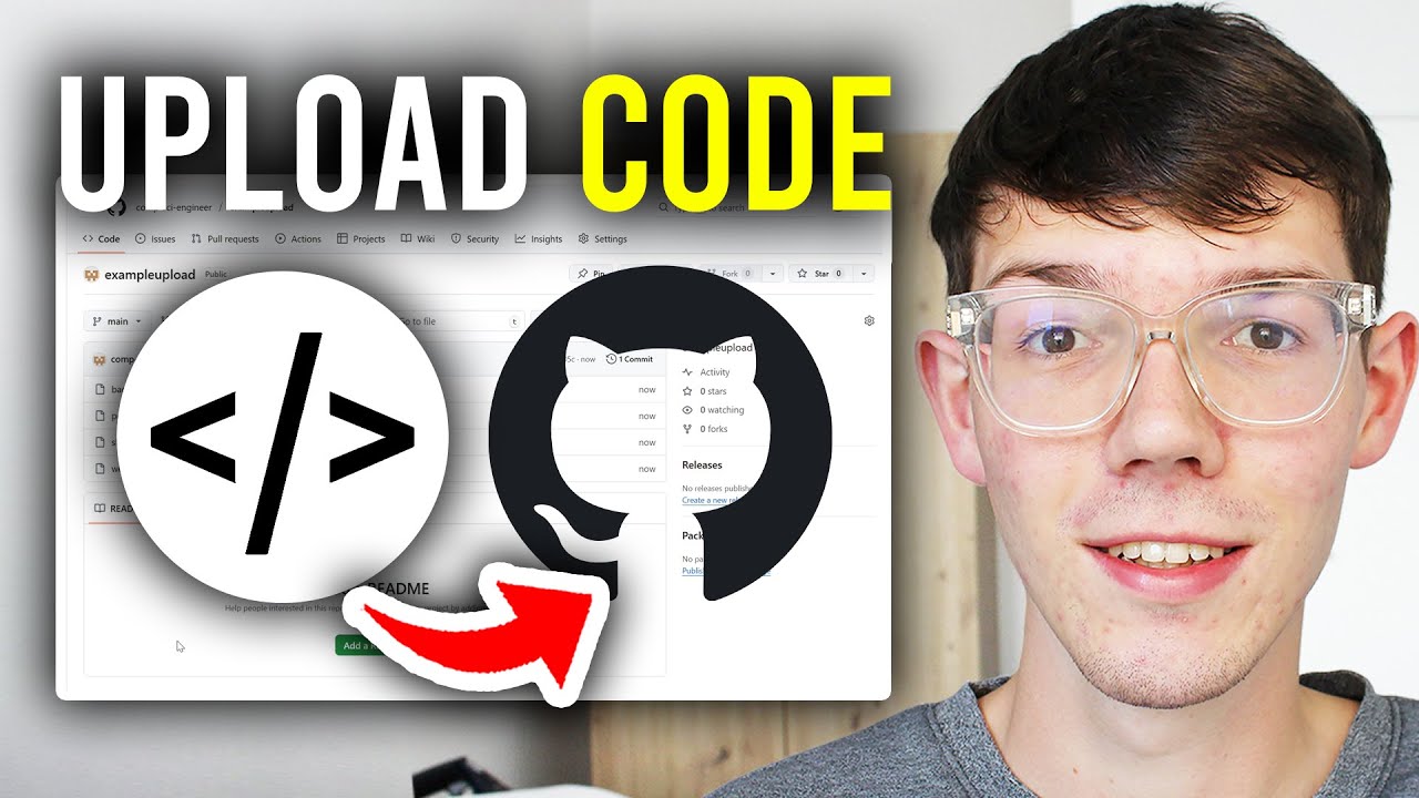 How To Upload Code In GitHub - Step By Step - YouTube