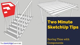 Saving time in SketchUp with Components - SketchUp Two Minute Tips Profile