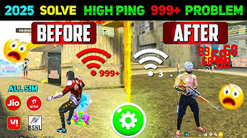 ‎⚡ Free Fire Ping Problem Solved in 1 Minute 👆|2025 | ⚙️999 problem solved Tamil Lag Fix #Tlk #ff