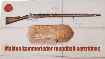 Making the Model 1847 kammerlader cartridge