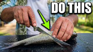 The most efficient way to clean a catfish