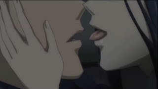 Anime kiss scene