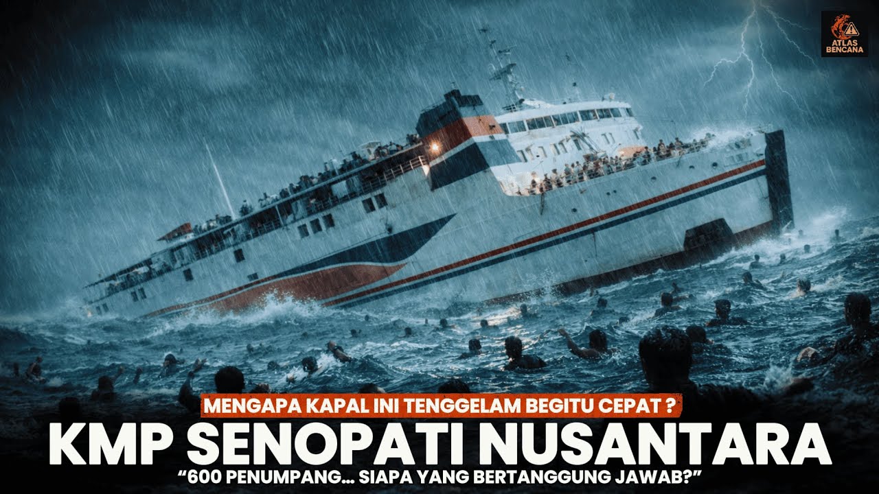 “Malam Itu Laut Jawa Menelan KMP Senopati Nusantara — Apa yang Sebenarnya Terjadi?”