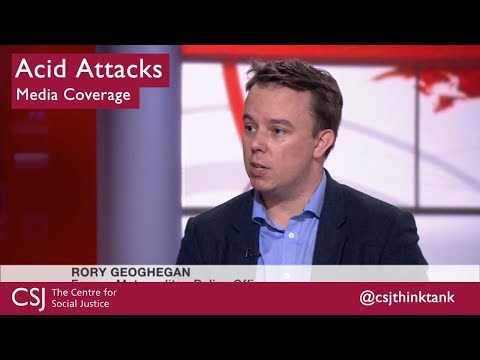 Media Coverage: Rory Geoghegan on proposals for tackling acid attacks