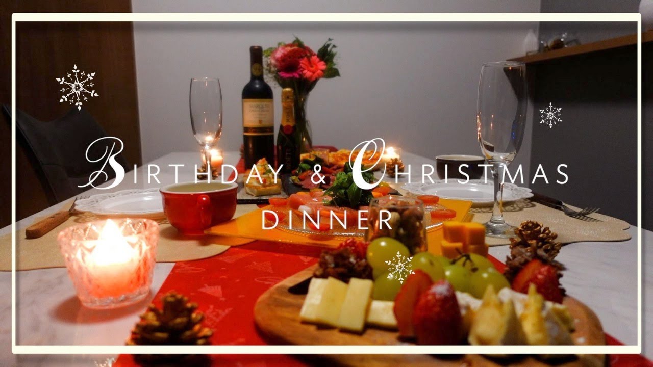 【クリスマスディナー】手作りクリスマス料理5品！簡単おうちクリスマスレシピ🎄･:*+誕生日祝いも！！