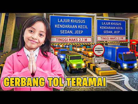 GERBANG TOL ROBLOX 😱😰Leika menyelesaikan tantangan game [Roblox Indonesia]