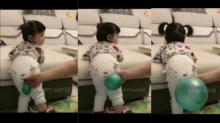 Cute Babies Farting Prank Video Babies Balloon Fart Prank Very Funny Video
