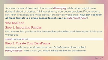 How to Convert Multiple Date Time Formats to a Single Standard in Pandas DataFrame
