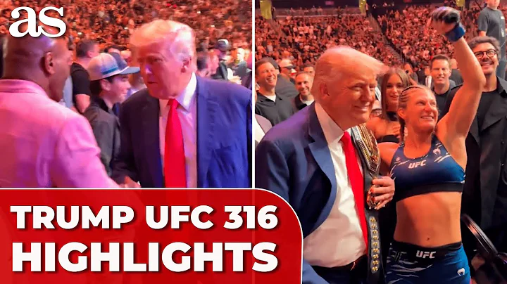 DONALD TRUMP at UFC 316: BEST MOMENTS nobody has seen