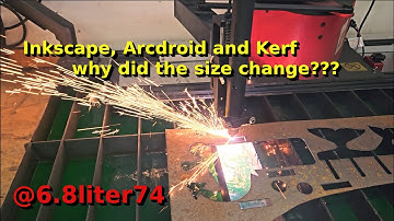 Inkscape + ArcDroid Plasma Cutting: Why Your Cuts Are Too Small (It’s the Kerf!)