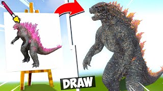 Minecraft, NOOB Vs PRO Drawing Build Competition in Minecraft | Minecraft Mods || Minecraft gameplay screenshot 3