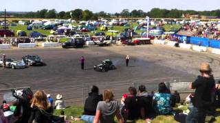 stunt drifting in tvr porche bug jam 2011