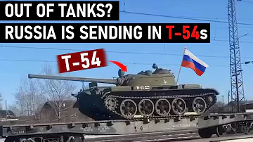 Russians are Sending T-54 tanks to Ukraine!? Are they out of tanks?