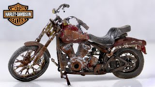 Restoration Harley Davidson Motorcycle Abandoned Bike