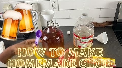 Hard Cider From Store Bought Apple Juice