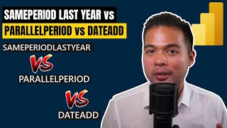 sameperiodlastyear vs parallelperiod vs dateadd // dax basics // beginners guide to power bi in 2022