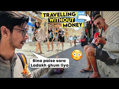 This Russian is traveling to Ladakh without Money ! 🤯 (Thiksey Monastery)