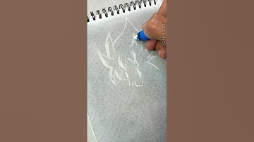 Drawing With Eraser ✨ Drawing Goku ✨#shorts #dragonball #youtubeshorts