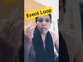 Event Loop Explained for Beginners #eventloop  #asynchronous