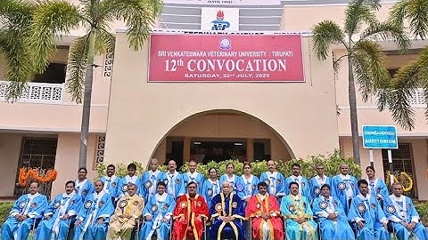 AP Governor presided over the 12th Convocation of the Sri Venkateswara Veterinary University
