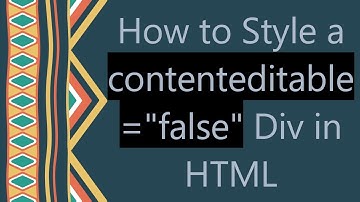 How to Style a contenteditable="false" Div in HTML