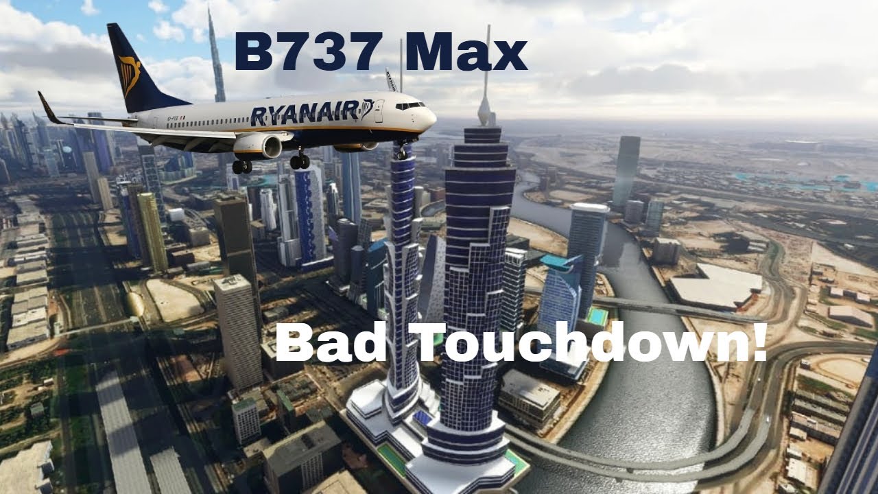 Approach&Landing At Dubai Int. | MSFS 2020 | B737 Max