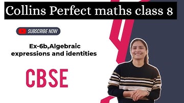 Ch-6,Algebraic expressions and identities Collins Perfect maths class 8 #cbsemaths #cbse #collins