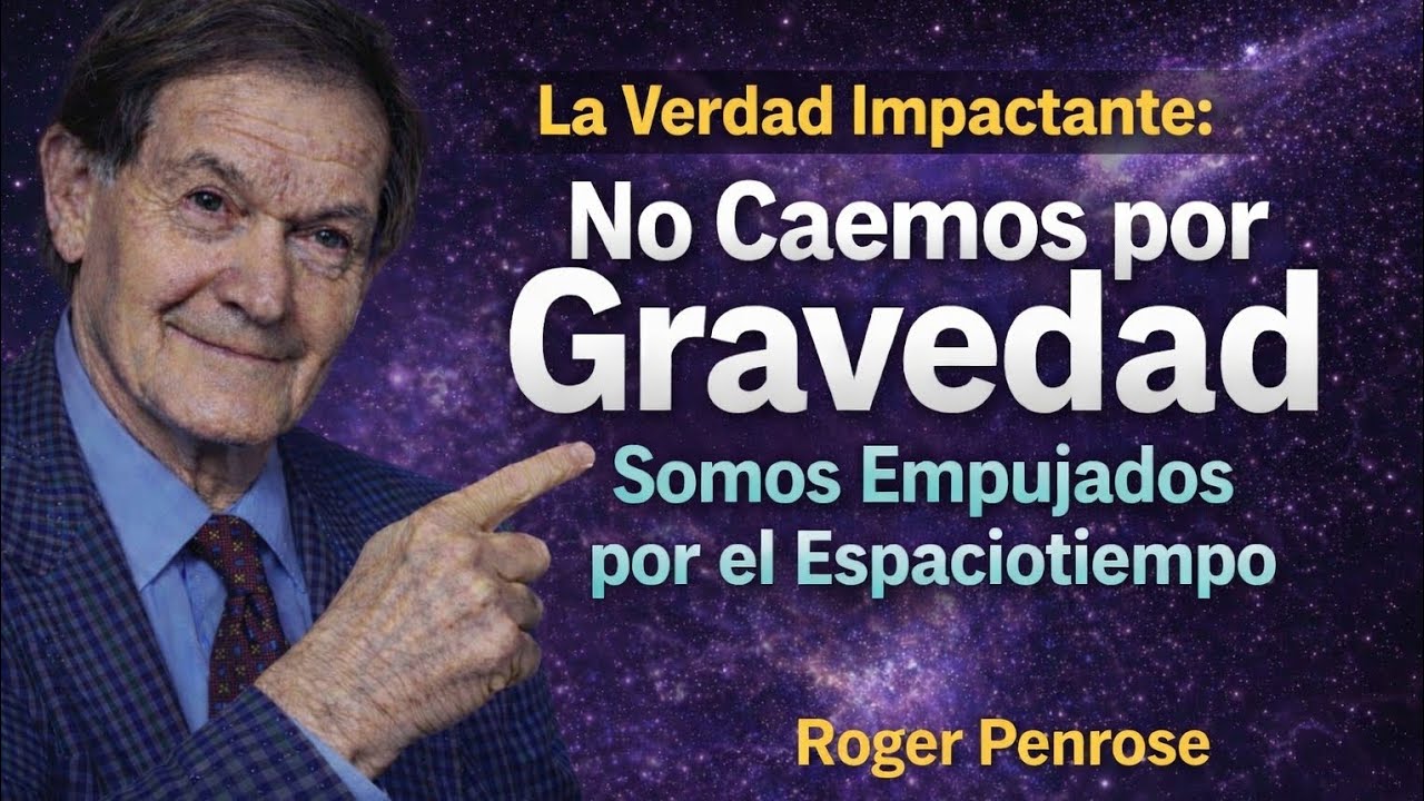 La Verdad Impactante: No Caemos por Gravedad — Somos Empujados por el Espaciotiempo | Roger Penrose