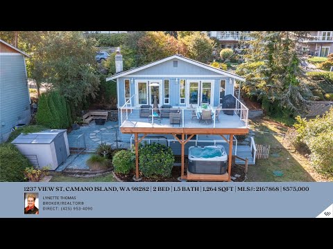 1237 View St, Camano Island, WA home video tour