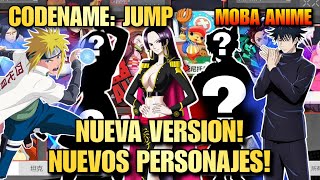 CODENAME JUMP NUEVA VERSION ? NUEVOS PERSONAJES JUJUTSU KAISEN AÑADIDO ANIME MOBA 5 VS 5