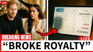 Leaked Bank Records EXPOSE Meghan & Harry’s Royal Fortune Crisis